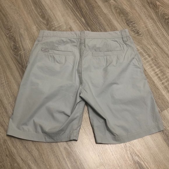 Columbia Men's Washed Out Shorts Size 34 Cotton AM4471 Light Blue Grey - Picture 4 of 5